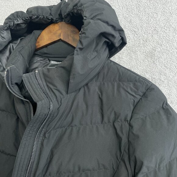 NWOT 32 Degrees Women's L Puffer Jacket Polyester Hooded Black Full Zip - Picture 8 of 11